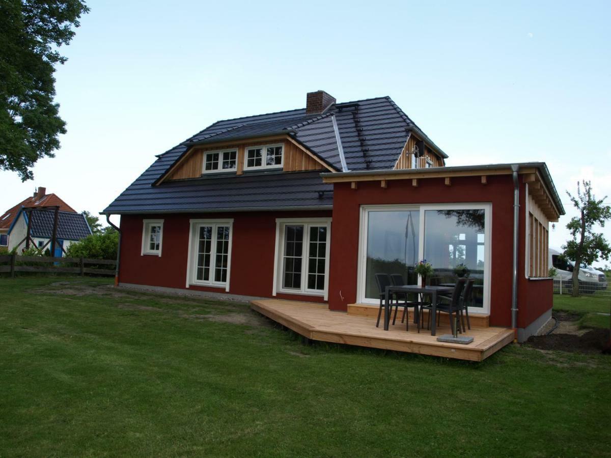 Ferienhaus Kranichblick Kinnbackenhagen Bagian luar foto